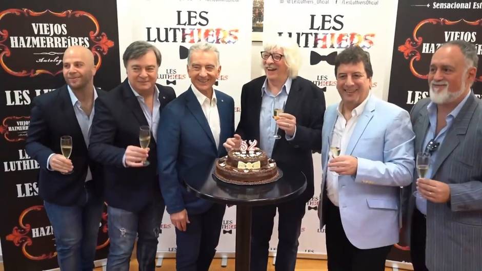 Presentación del espectáculo de Les Luthiers 'Viejos Hazmerreíres' en Sevilla