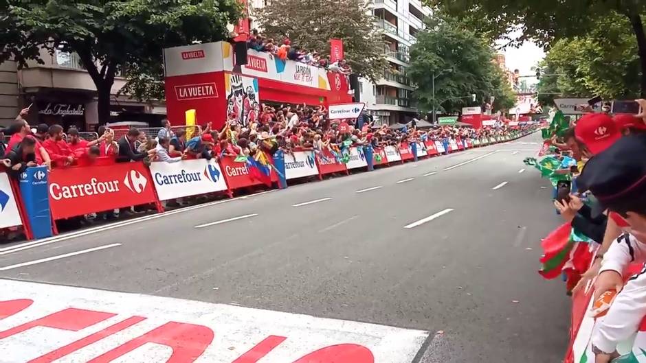 Llegada a Bilbao victoria de Phillipe gilbert