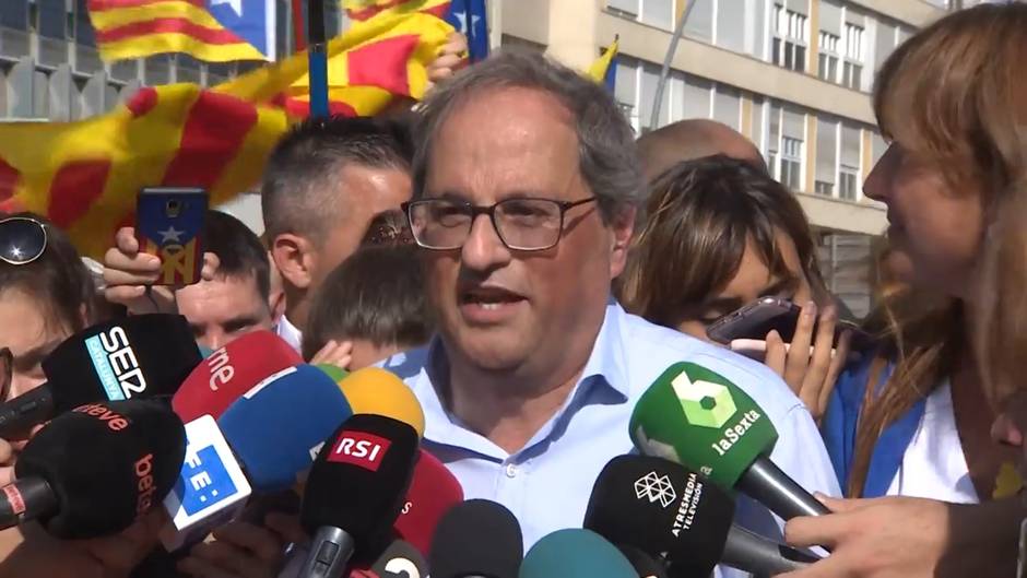 Torra pone la independencia "en el centro" de la política