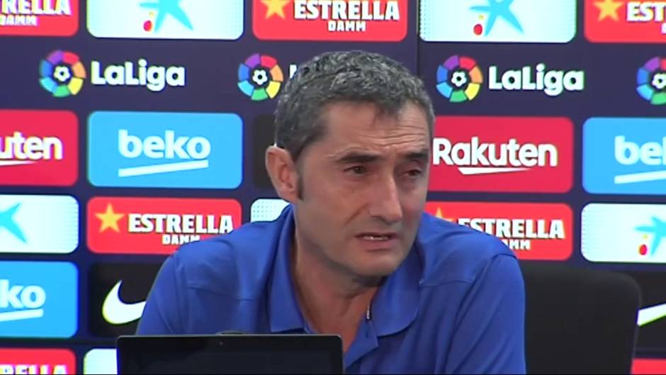 Valverde: "No he querido leer la entrevista a Messi"