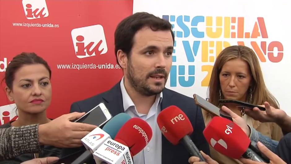 Alberto Garzón: "Ir a nuevas elecciones quizá entre dentro de la táctica del PSOE, pero creo que es un error"