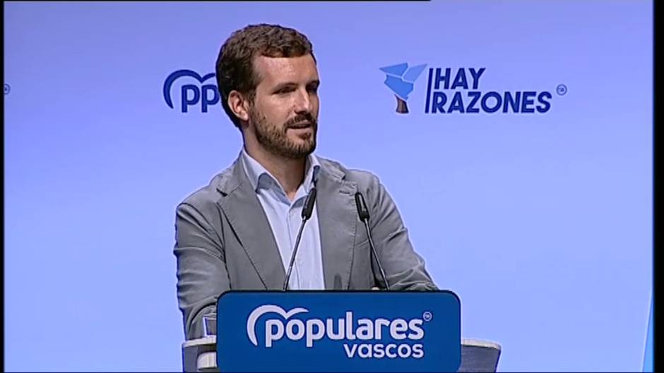 Pablo Casado: "Yo soy también del PP vasco"