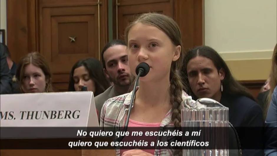 Greta Thunberg: "No quiero que me escuchéis a mí, quiero que escuchéis a los científicos"