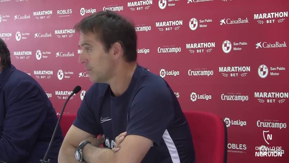 Rueda de prensa de Lopetegui antes del Real Madrid