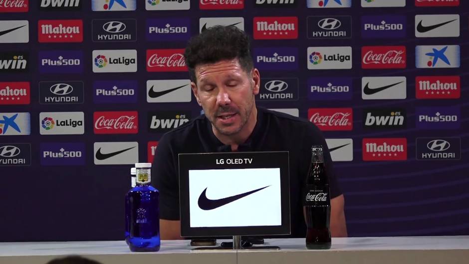 Simeone: "Los partidos ante el Real Madrid se definen por detalles"