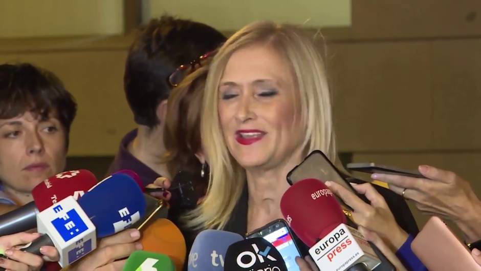 Cifuentes: "Mi participación en Púnica fue personar al Gobierno como acusación"