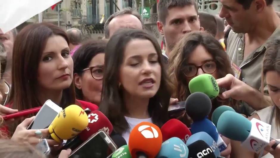 Arrimadas pide a Sánchez no indultar a los presos independentistas