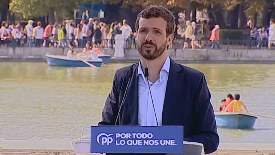 Casado dice que es "inaceptable" la agenda de desbloqueo de Sánchez