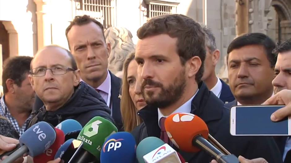 Casado exige a Sánchez su ruptura con los independentistas