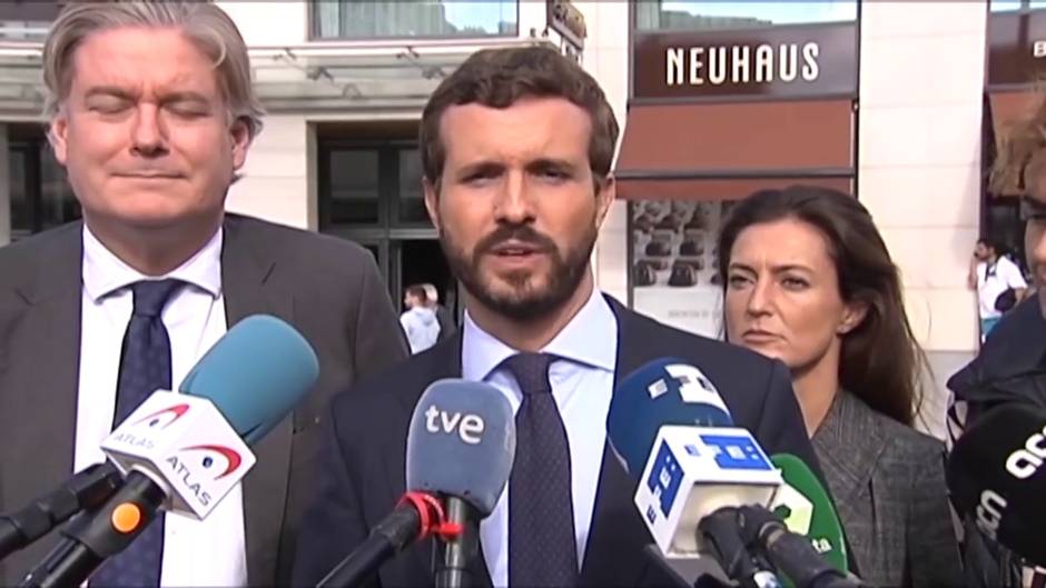 Casado informará a Von der Leyen de la situación en Cataluña