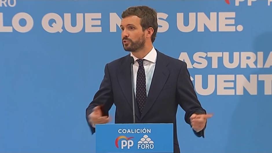 Casado exige a Sánchez actuar con urgencia en Cataluña