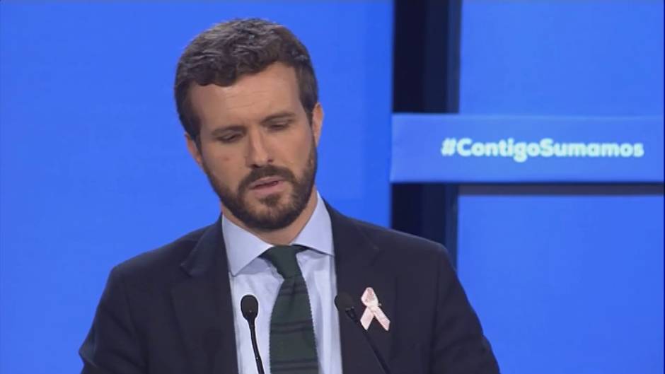 Casado avisa a Sánchez que tiene que restablecer la ley y el orden