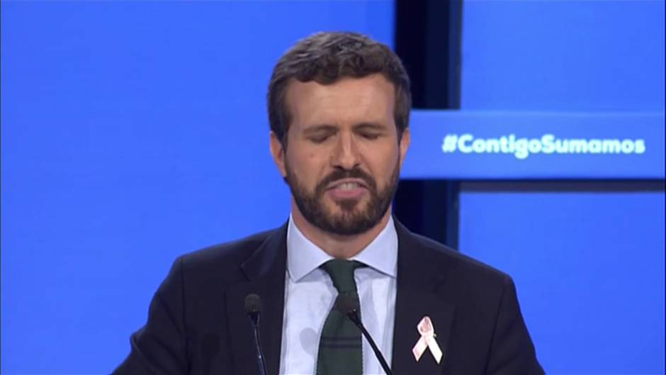 Pablo Casado: "No es momento de hacer un llamamiento al diálogo"