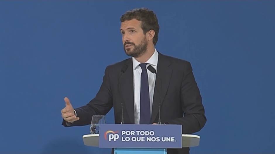 Casado critica que Sánchez hable de normalidad cuando ha tenido que salir escoltado en Barcelona