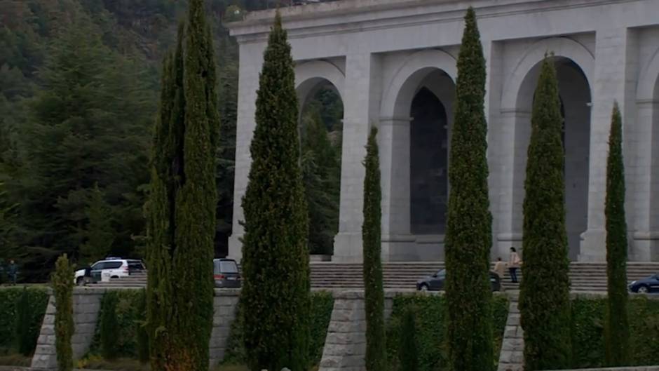 Ensayo en el Valle de los Caídos para la exhumación de Franco