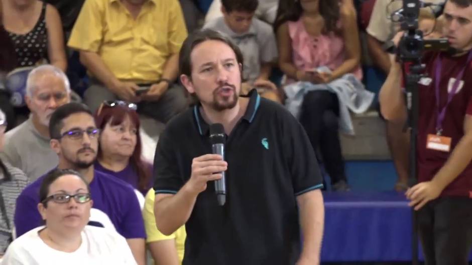 Iglesias asegura que el plan de Sánchez es gobernar con Casado