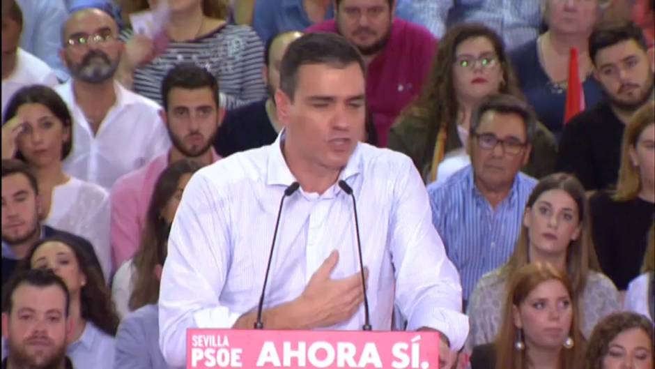 Sánchez asegura que el proyecto político de Pablo Iglesias es frenar al PSOE