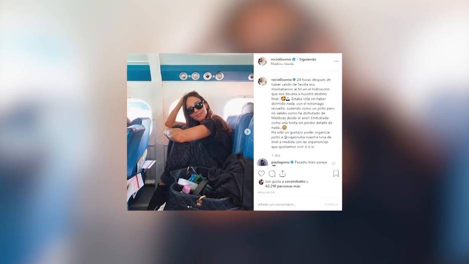 Rocío Osorno disfruta de las Maldivas en su luna de miel