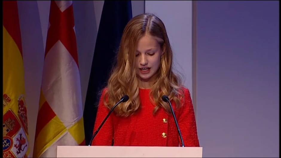 Leonor: "Llevo a Cataluña en el corazón"