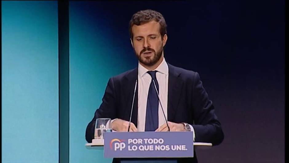 Casado: "Hay que unir el voto entorno al Partido Popular"