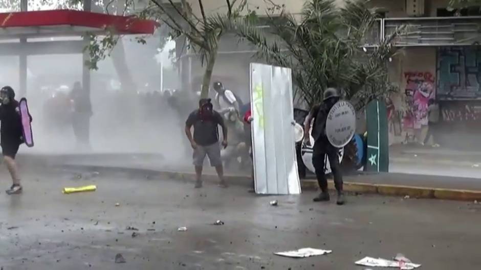 Continúan las protestas en Chile