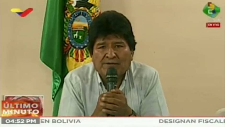 Evo Morales dimite como presidente de Bolivia