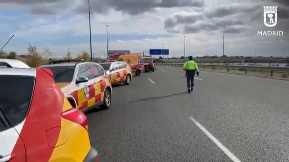 Fallece un camionero de 31 años atropellado en la radial 3 de Madrid