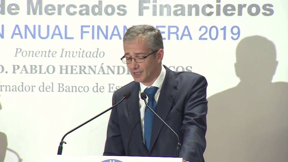 Hernández de Cos: "La incertidumbre política no es buena para la economía"