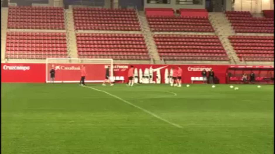 Entrenamiento del Sevilla