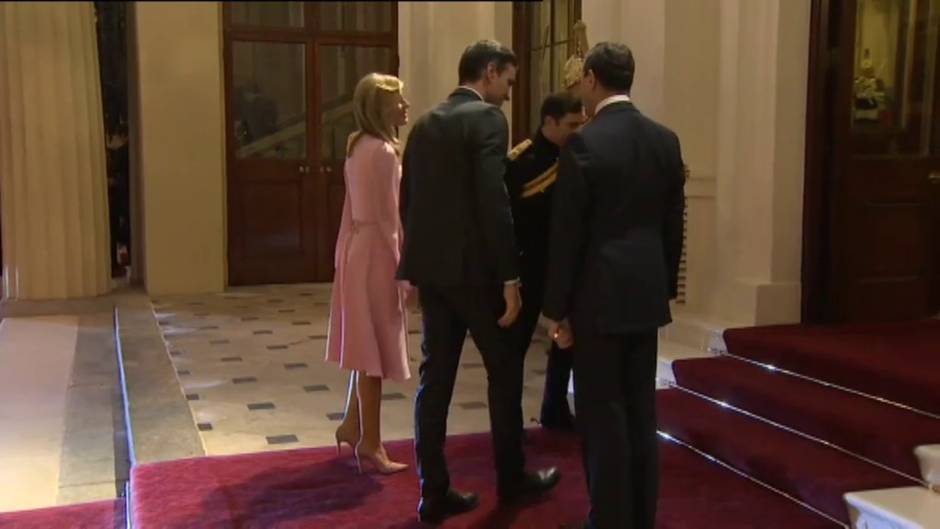 Pedro Sánchez llega al Palacio de Buckingham