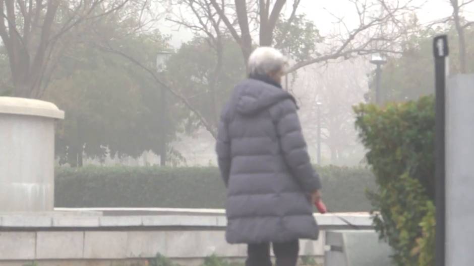 Madrid amanece con niebla el día de la Inmaculada Concepción