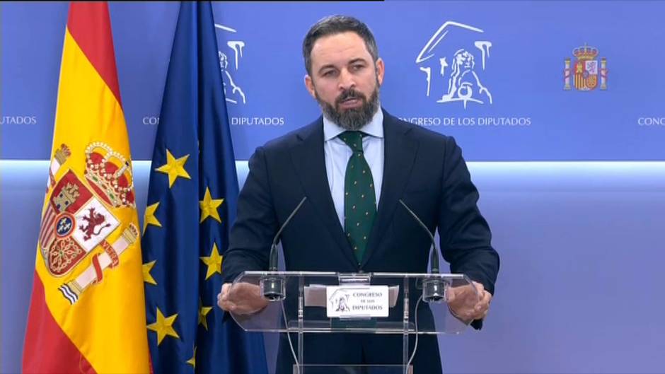 Abascal transmite al rey el rechazo de VOX a una "hipotética" investidura de Pedro Sánchez