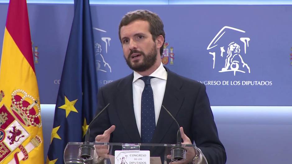 Casado asegura Sánchez "ha cruzado el Rubicón" con ERC