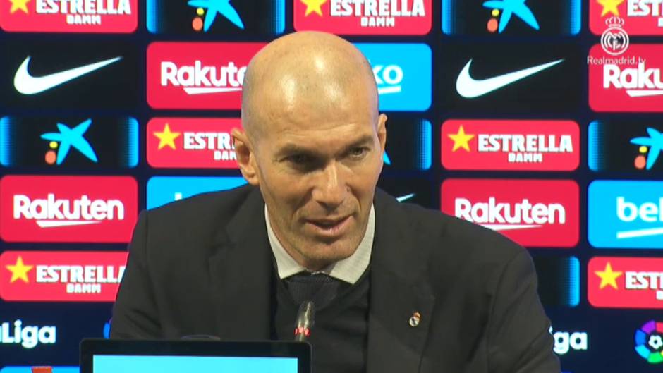 Zinedine Zidane: "Hicimos un gran partido, nos ha faltado nuestro gol"