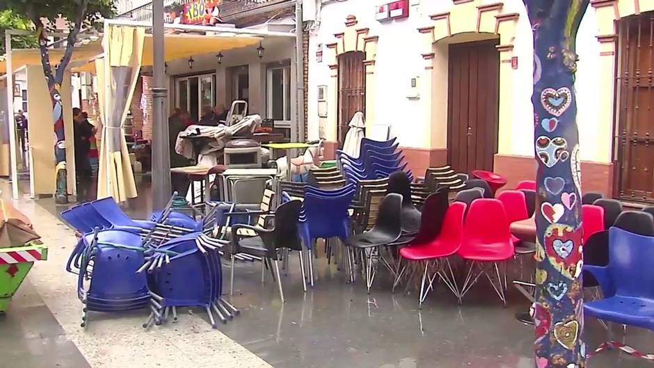 Graves inundaciones en Nerva y una treintena de incidencias