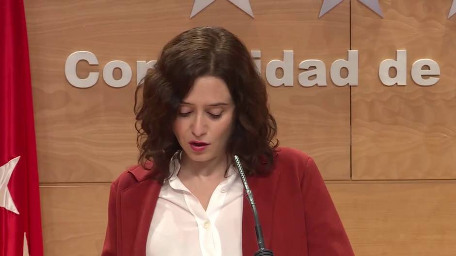 Ayuso se enfrentará al "Ejecutivo radical de izquierdas"