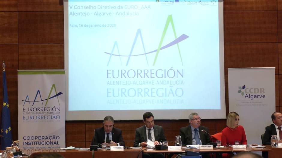 Moreno, presidente de la Eurorregión Alentejo-Algarve-Andalucía