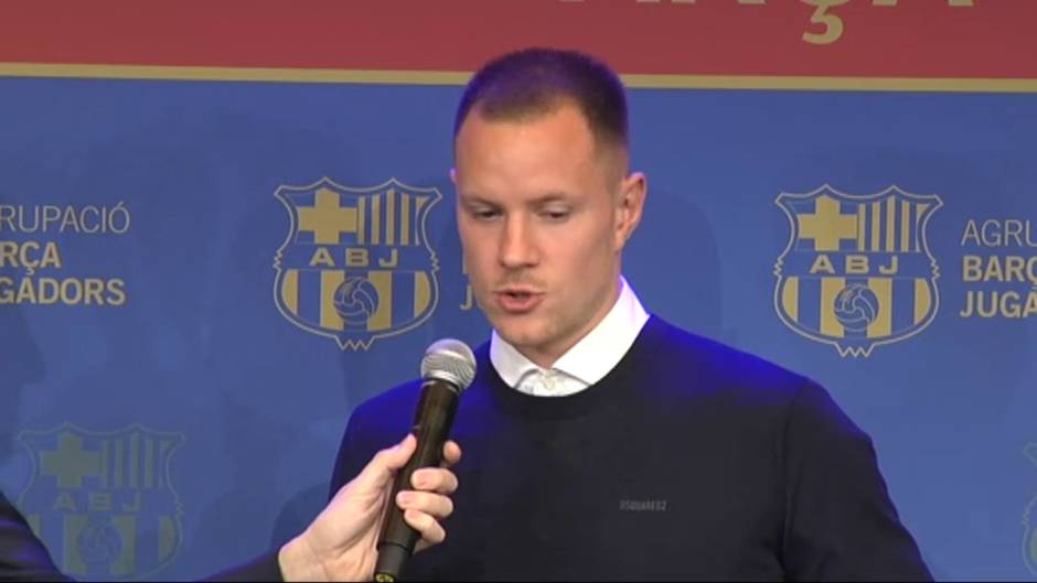 Ter Stegen: "Intentamos hacer lo que Setién nos pide"