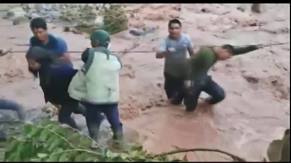 Las intensas lluvias causan graves inundaciones en la región peruana de San Martín