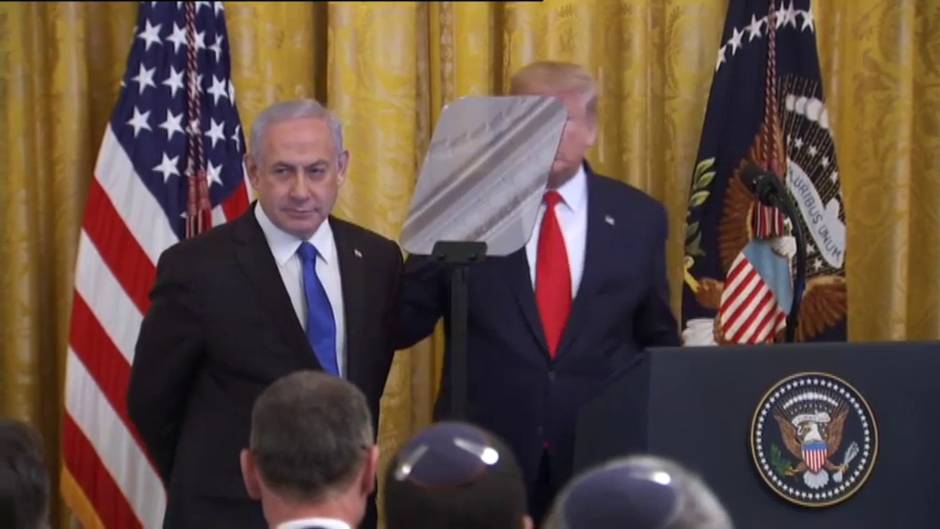 Trump presenta junto a Netanyahu un plan de paz para Oriente Próximo