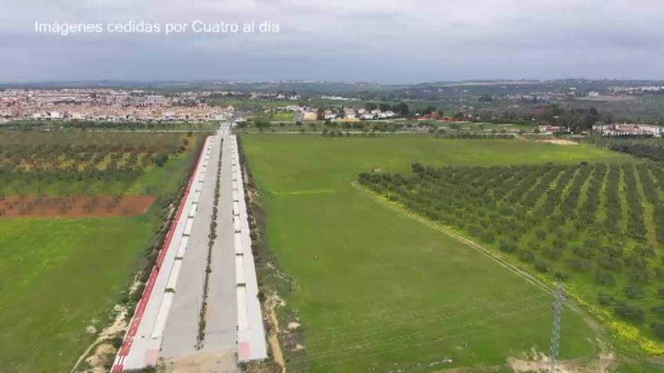El Gobierno gasta 1.650.000 de euros en dos tramos de carretera sin acabar en Espartinas (Sevilla)