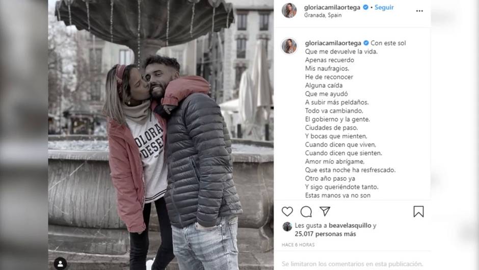 Gloria Camila se declara a su novio en Instagram