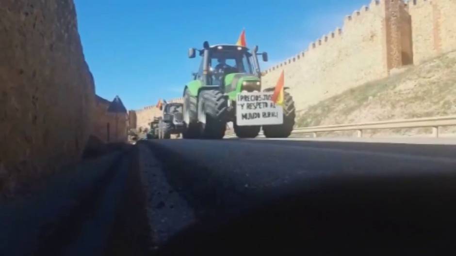 Los agricultores se manifiestan en Guadalajara