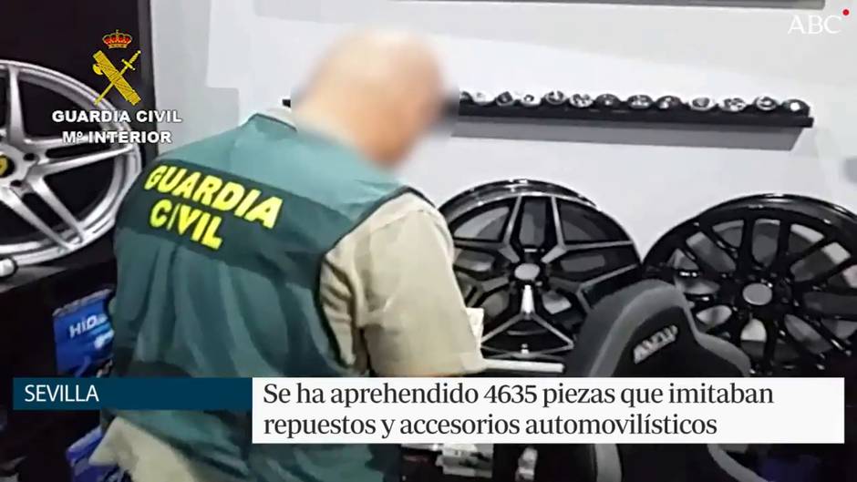 La Guardia Civil desarticula un entramado de empresas que falsificaban productos de la industria del automóvil