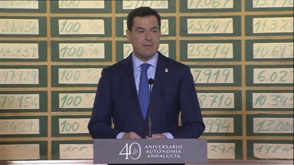 Moreno defiende que el espíritu del 28F sigue más "vivo que nunca"