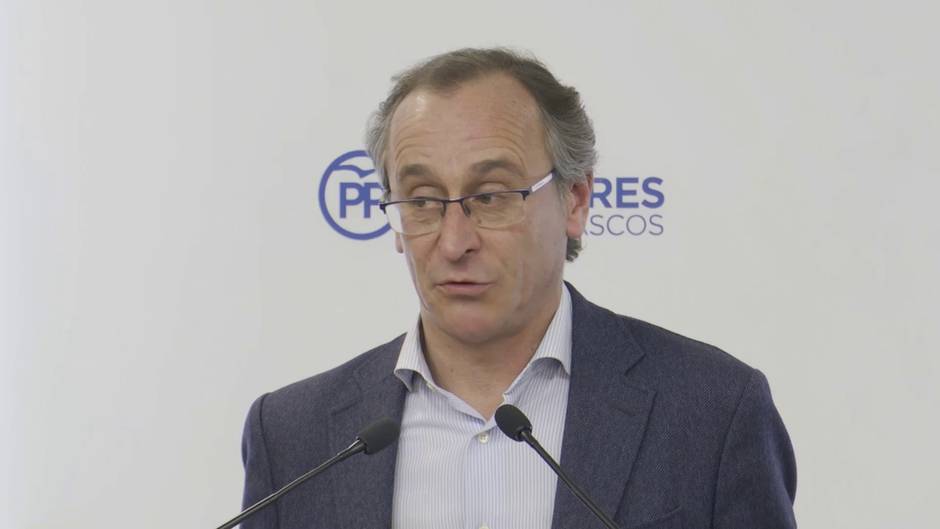 Alfonso Alonso dimite como presidente del PP vasco
