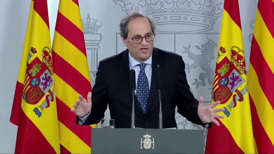 Gobierno y Generalitat acuerdan que la mesa se reúna una vez al mes