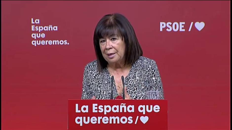 Narbona dice que el acto de Puigdemont en Perpiñán "no va a modificar" la mesa de diálogo