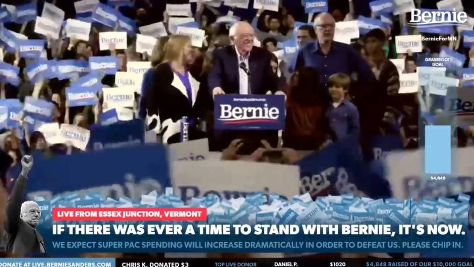 Biden gana en ocho estados durante el 'supermartes'