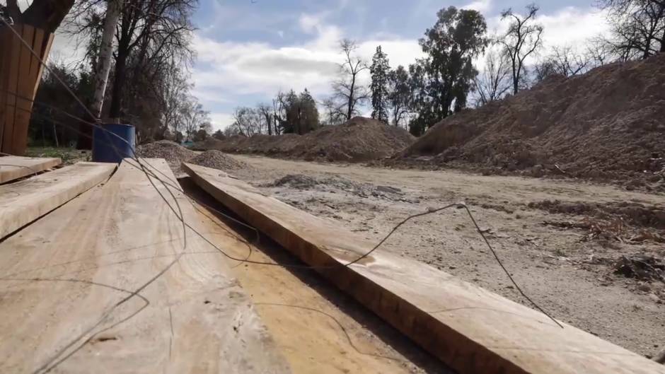 Almeida visita las obras del parque del Retiro